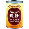Simply Serve Simply Serve Pureed Beef With Beef Broth 15 oz., PK12 815PB-SIM